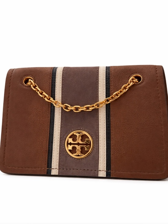 Tory Burch Handbags - Tory Burch Carson Stripe Convertible Leather Shoulder Bag